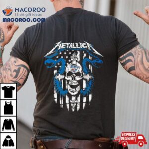 Metallica Snake Skull Oklahoma City Thunder Logo Gildan Tshirt