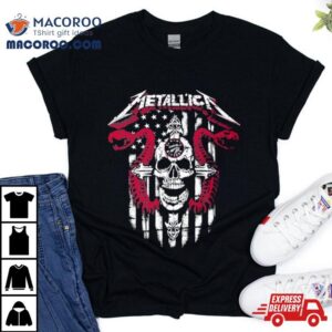 Metallica Snake Skull Toronto Raptors Logo Gildan Tshirt