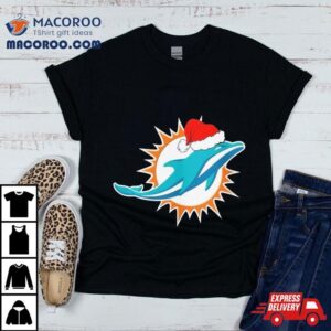 Miami Dolphins Logo Santa Hat Christmas 2023 Shirt