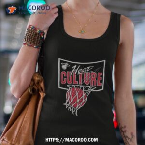 Miami Heat Heat Culture Hoop T Shirt