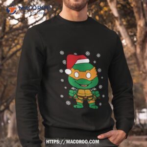 Michaelangelo Christmas Ninja Turtle Sweatshirt