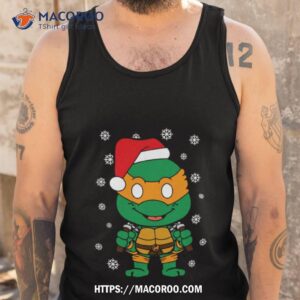 Michaelangelo Christmas Ninja Turtle Tank Top