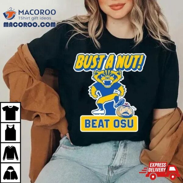 Michigan Bust A Nut Beat Ohio State Shirt