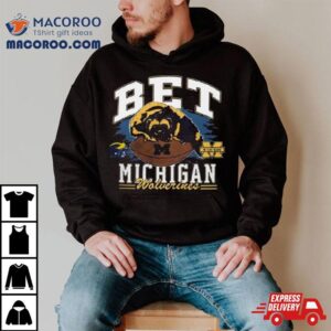Michigan Wolverines Brand Bet Helmet Franklin Tshirt