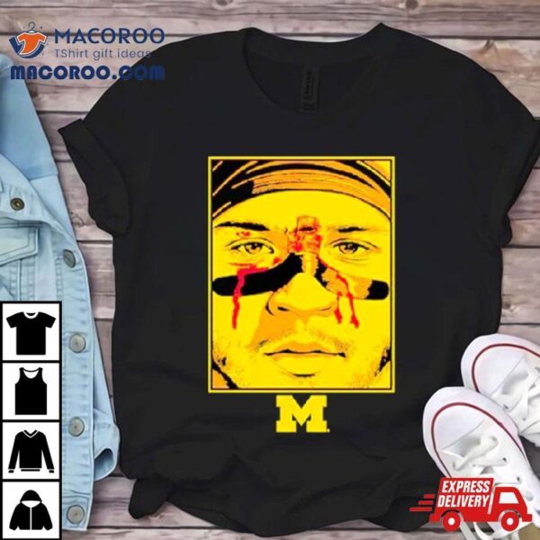 Michigan Wolverines Blake Corum Game Face Shirt
