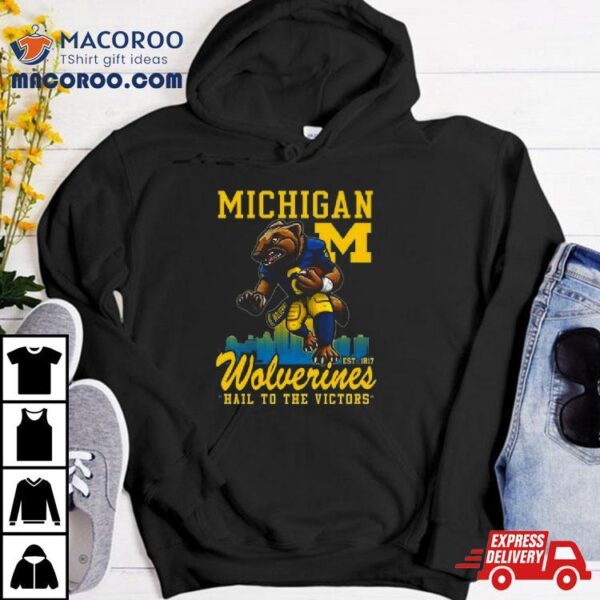 Michigan Wolverines Hail To The Victors T Shirt
