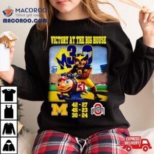 Michigan Wolverines Born On 3rd Base Shirt