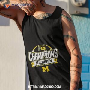 Michigan Wolverines Women S 2023 Big 10 Football Conference Champions Tank Top 1