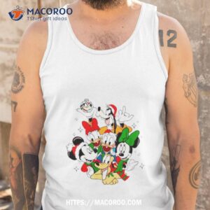 mickey and friends christmas magic kingdom xmas shirt tank top