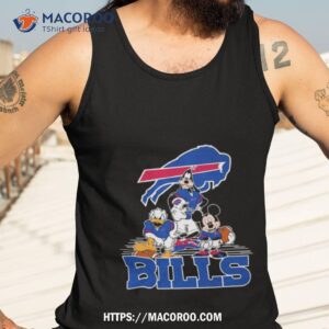mickey donald goofy the three buffalo bills football tee shirt tank top 3