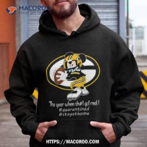 Mickey Mouse Green Bay Packers The Year When Shit Got Real Shirt