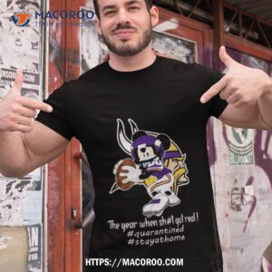 Mickey Mouse Minnesota Vikings The Year When Shit Got Real Shirt