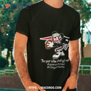 Mickey Mouse New England Patriots The Year When Shit Got Real Tshirt