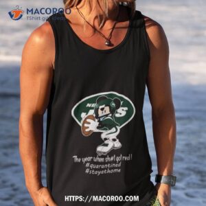 Mickey Mouse New York Jets The Year When Shit Got Real Tank Top