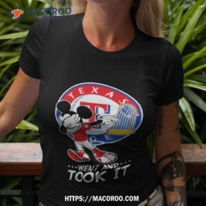 Mickey Mouse Went And Took It Texas Ranger World Champions 2023 T Shirt