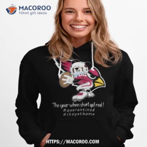 Mickey Mouse X Arizona Cardinals The Year When Sh#t Got Real Logo Shirt