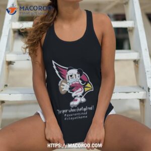 Mickey Mouse X Arizona Cardinals The Year When Sh T Got Real Logo Tank Top 4