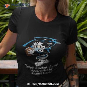 Mickey Mouse X Carolina Panthers The Year When Sh#t Got Real Logo Shirt