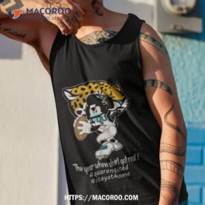 Mickey Mouse X Jacksonville Jaguars The Year When Sh T Got Real Logo Tank Top 1
