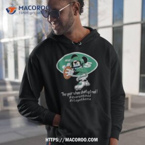 Mickey Mouse X New York Jets The Year When Sh#t Got Real Logo Shirt
