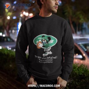 Mickey Mouse X New York Jets The Year When Sh T Got Real Logo Sweatshirt