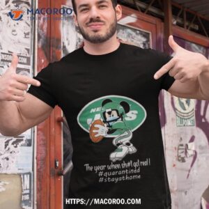 Mickey Mouse X New York Jets The Year When Sh#t Got Real Logo Shirt