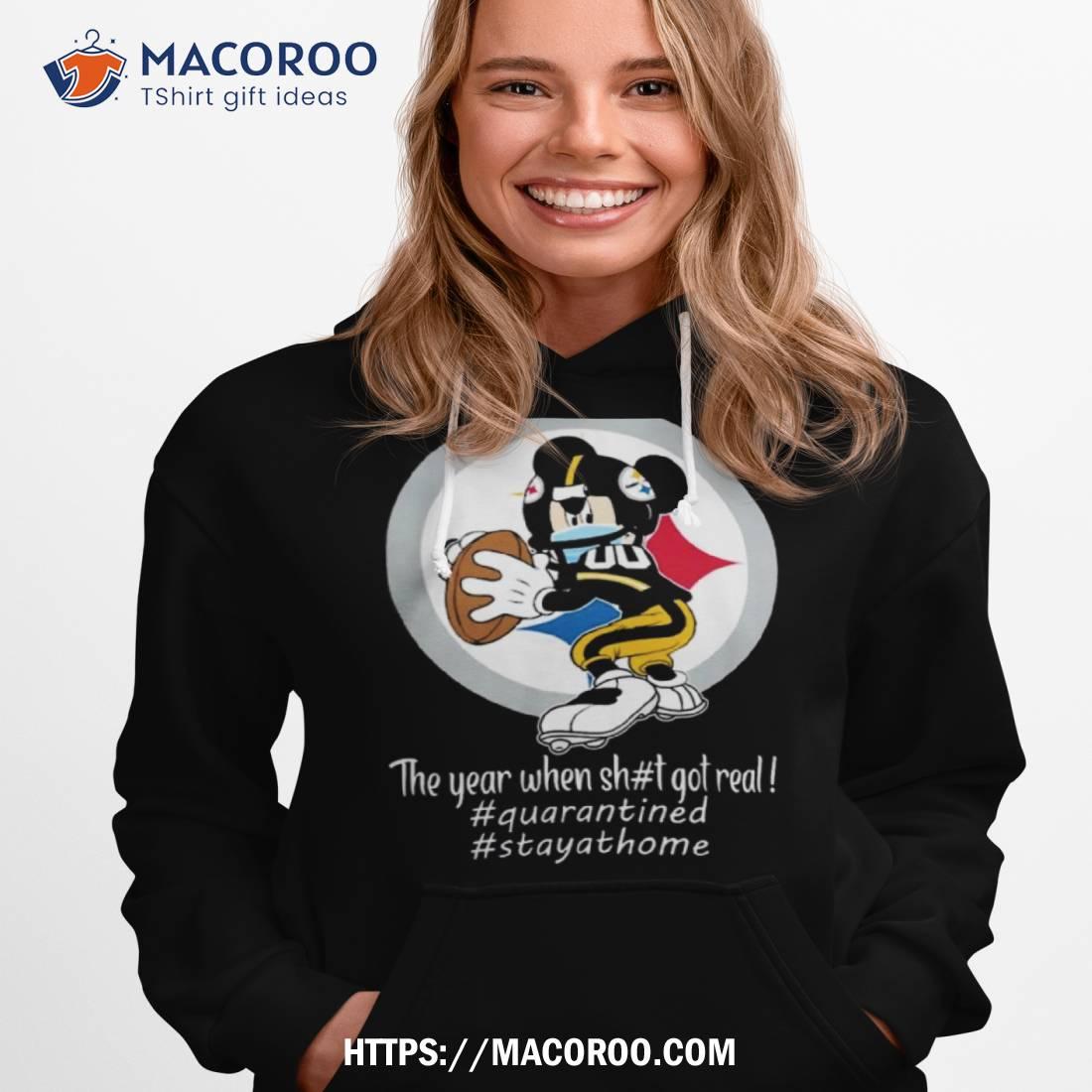 Mickey Mouse X Pittsburgh Steelers The Year When Sh#t Got Real Logo Shirt Mickey Mouse X Pittsburgh Steelers The Year When Sh#t Got Real Logo Shirt