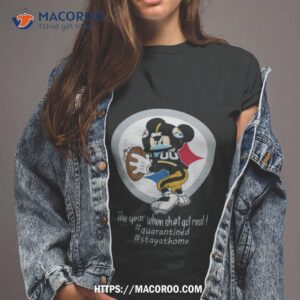 Mickey Mouse X Pittsburgh Steelers The Year When Sh T Got Real Logo Tshirt 2