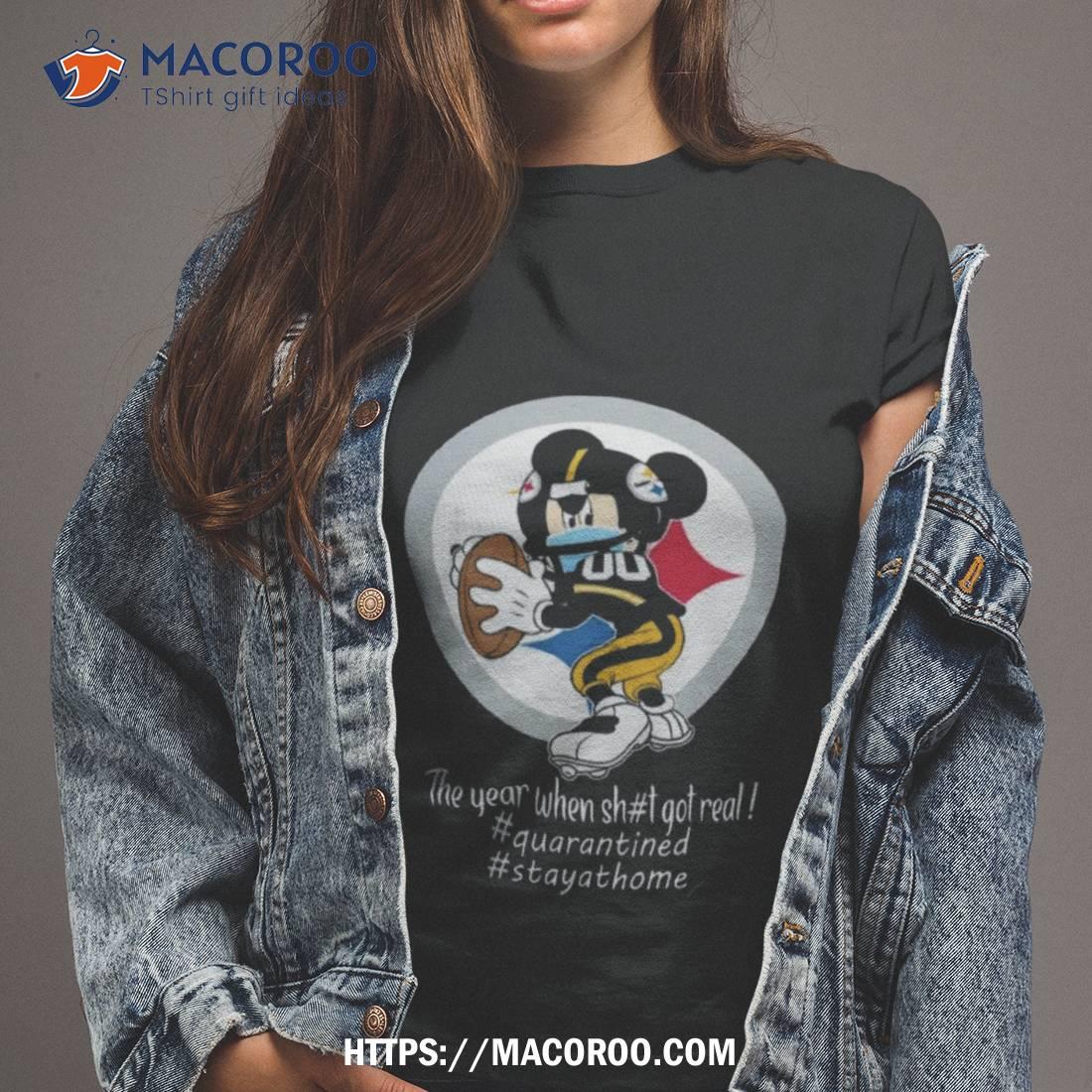 Mickey Mouse X Pittsburgh Steelers The Year When Sh#t Got Real Logo Shirt Mickey Mouse X Pittsburgh Steelers The Year When Sh#t Got Real Logo Shirt