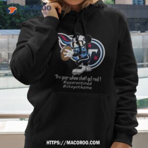 Mickey Mouse X Tennessee Titans The Year When Sh#t Got Real Logo Shirt