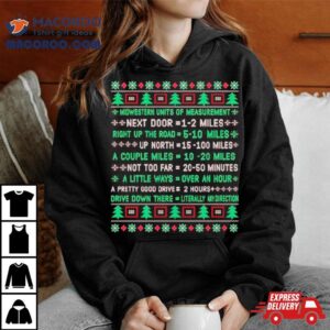 Midwest Units Of Measurement Ugly Christmas Tshirt