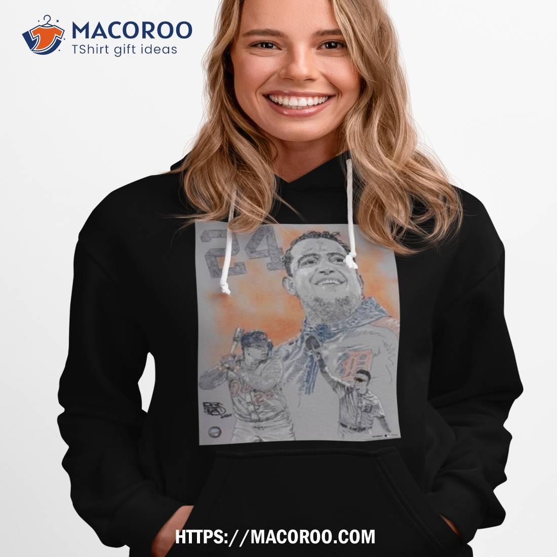 Miguel Cabrera Detroit Tigers Fanatics Authentic Photo T Shirt Miguel Cabrera Detroit Tigers Fanatics Authentic Photo T Shirt