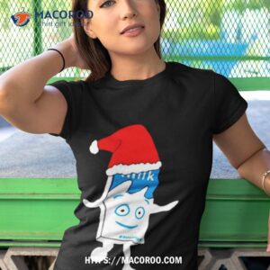 milk carton sana hat christmas shirt tshirt 1
