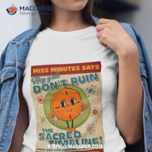 Miss Minutes Tva Retro Propaganda Artwork Shirt