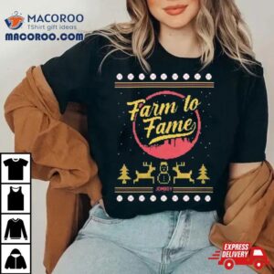 Mlb Farm To Fame Holiday Christmas Ugly Sweater Sweat Tshirt