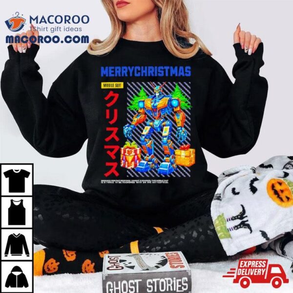 Mobile Suit Gundam Merry Christmas Gift Shirt