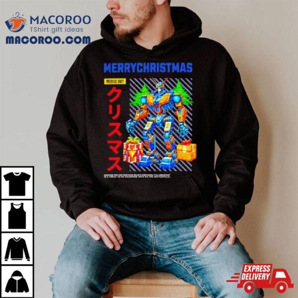 Mobile Suit Gundam Merry Christmas Gift Shirt