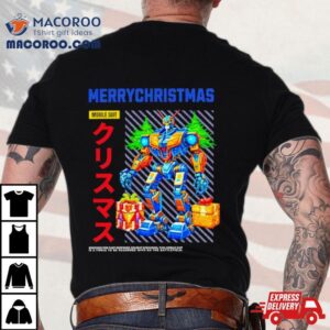 Mobile Suit Gundam Merry Christmas Gif Tshirt