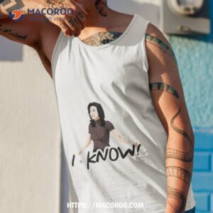 Monica Geller I Know Santa Friends Tank Top 1