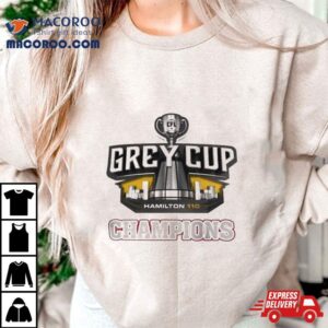 Montreal Alouettes Grey Cup Hamilton 110 Champions 2023 Shirt