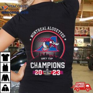 Montreal Alouettes Skyline Grey Cup Champions 2023 Shirt