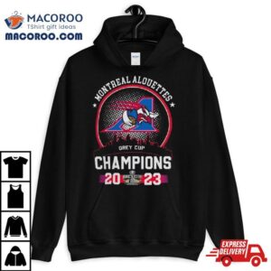 Montreal Alouettes Skyline Grey Cup Champions Tshirt