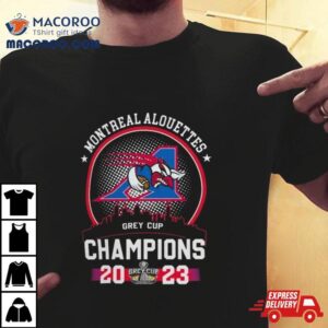 Montreal Alouettes Skyline Grey Cup Champions Tshirt