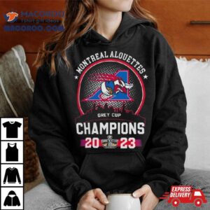 Montreal Alouettes Skyline Grey Cup Champions Tshirt