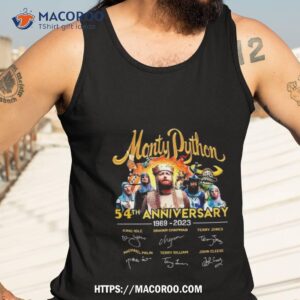 Monty Python 54th Anniversary 1969 2023 Eric Idle Graham Chapman Terry Jones Michael Palin Terry Gilliam John Cleese Signatures Tank Top 3