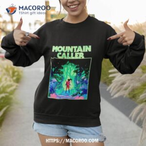 mountain caller green leaves shirt sweatshirt 1