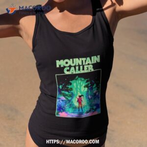 mountain caller green leaves shirt tank top 2