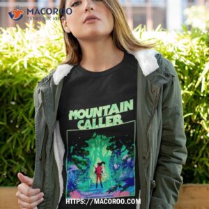 mountain caller green leaves shirt tshirt 4