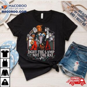 Muppet Christmas Carol Gonzo And Rizzo Light The Lamp Not The Rat Tshirt