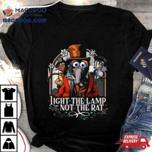 Muppet Christmas Carol Gonzo And Rizzo Light The Lamp Not The Rat Tshirt